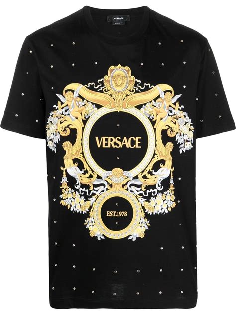 versace baroque tshirt|Versace T.